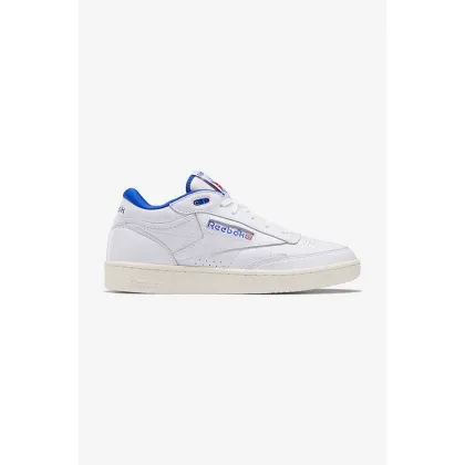 Zdjęcie Reebok Classic sneakersy skórzane Buty Reebok Club C Mid II Vintage H69121 kolor biały H69121-BIALY
