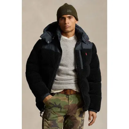 Zdjęcie Polo Ralph Lauren kurtka puchowa męska kolor czarny zimowa 710945418
