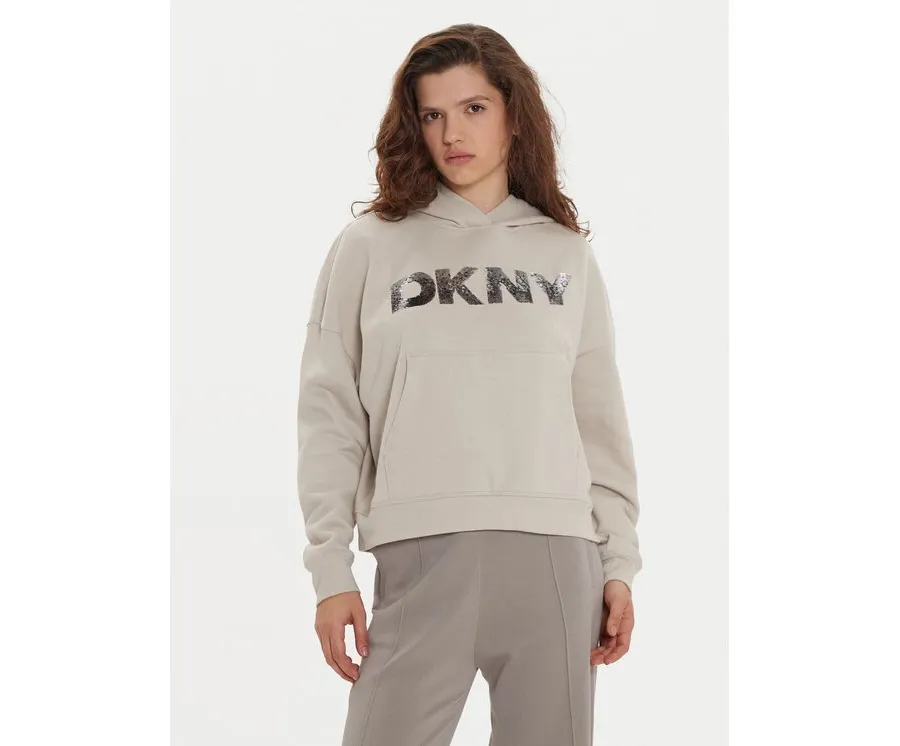 obrazek 1 DKNY Bluza DP4T1031 Beżowy Regular Fit