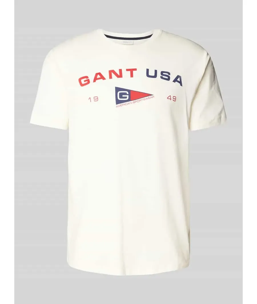 obrazek 1 T-shirt z detalami z logo