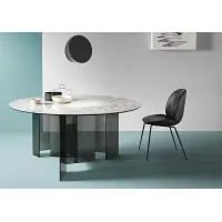 Zdjęcie Reprezentacyjny okrągły stół z ceramicznym blatem - Tonelli Design