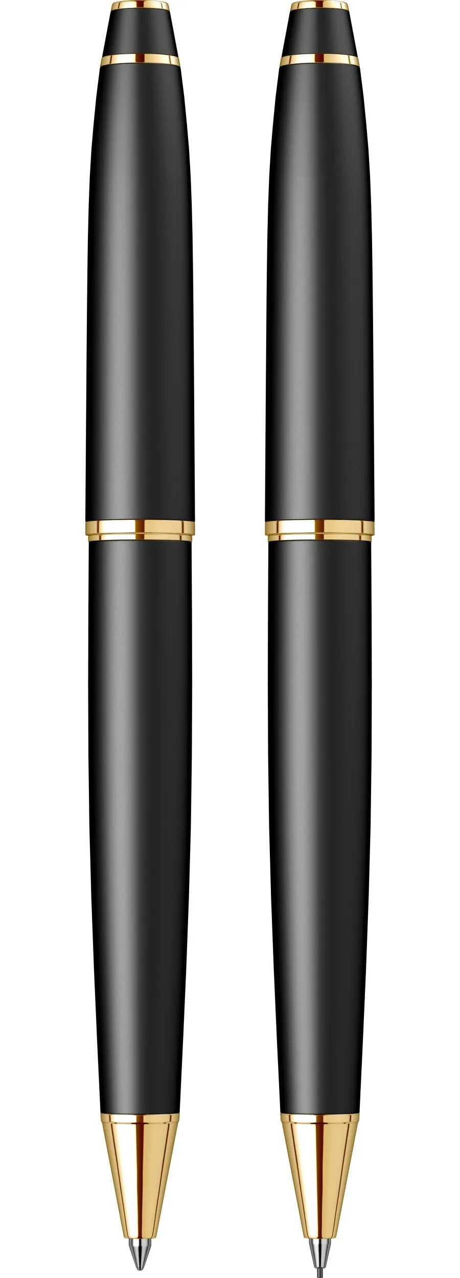 obrazek 4 Zestaw Długopis - Ołówek Mechaniczny 0.7mm Noble 35 Czarny Mat