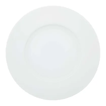 Zdjęcie Klasyczny porcelanowy talerz deserowy Silkroad White z kolekcji stanowiącej fuzję Wschodu i Zachodu - Vista Alegre