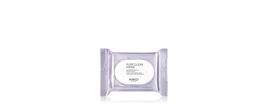 obrazek 1 KIKO Milano Pure Clean Wipes Chusteczka oczyszczająca 25 szt.