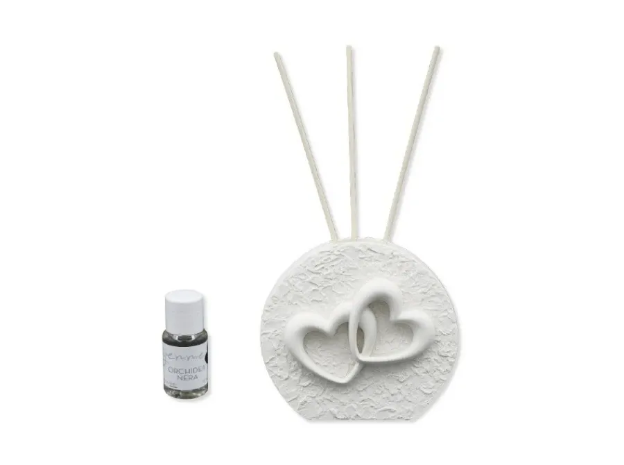 obrazek 1 Dyfuzor z przedstawieniem dwóch serc oraz perfumy czarna orchidea 15 ml