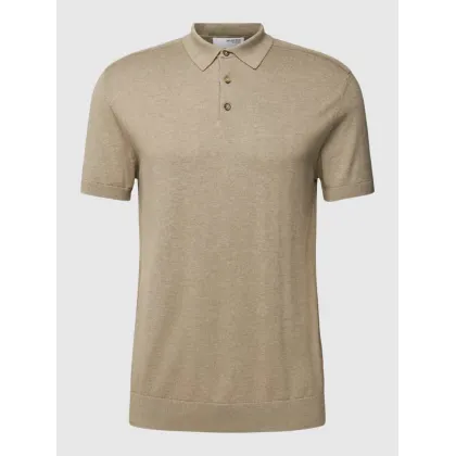 Zdjęcie Koszulka polo z krótką listwą guzikową model ‘BERG’