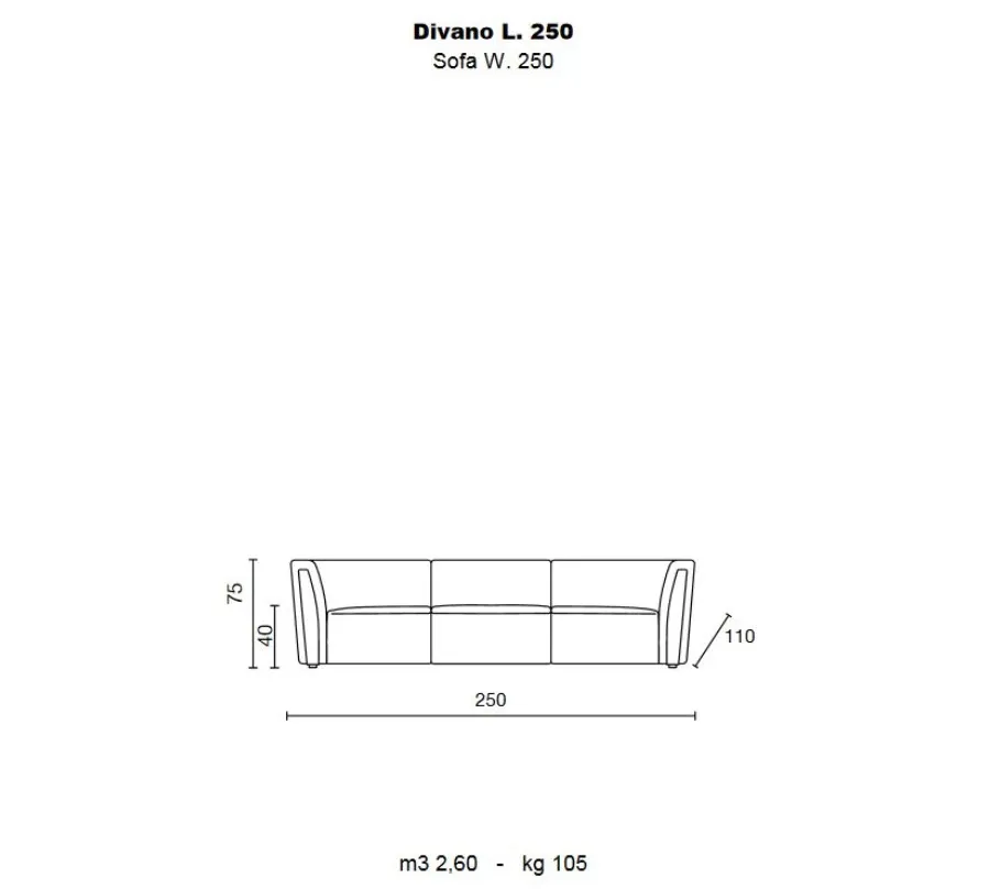 obrazek 3 Komfortowa sofa Choelo dostępna w 3 wariantach wymiarowych