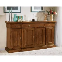 Picture Italian sideboard with 4 doors, 4 drawers and 3 shelves - Zanini