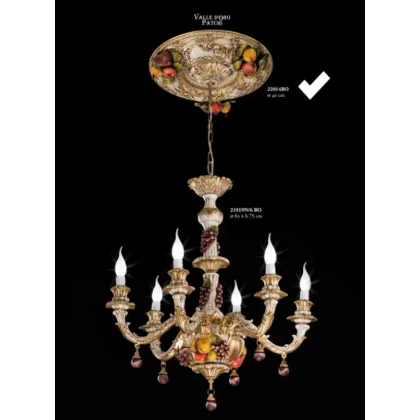 Picture Ceiling rosette with fruit - Valle d'oro Patchi