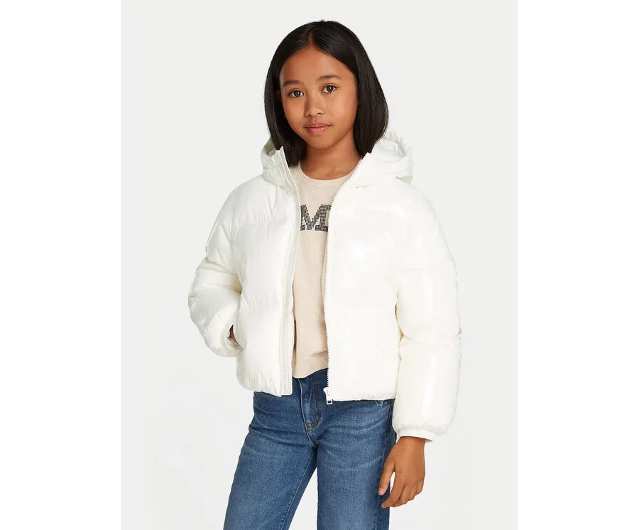 obrazek 1 Tommy Hilfiger Kurtka puchowa New York KG0KG08496 Écru Regular Fit