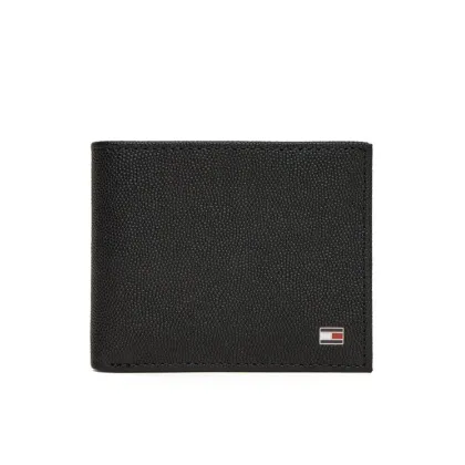 Zdjęcie Tommy Hilfiger Duży Portfel Męski Th Flag Mini Cc Wallet AM0AM13518 Czarny