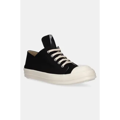 Zdjęcie Rick Owens DRKSHDW tenisówki Slip On kolor czarny DU01E3826.DOEH1