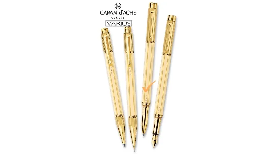obrazek 1 Pióro Kulkowe Varius Chinese Laquer Ivory pozłacane