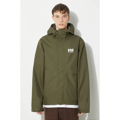 Zdjęcie Helly Hansen kurtka SEVEN męska kolor zielony 62047