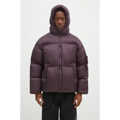 Zdjęcie Alpha Industries kurtka Cloud Puffer Bomber męska kolor fioletowy zimowa oversize 148130