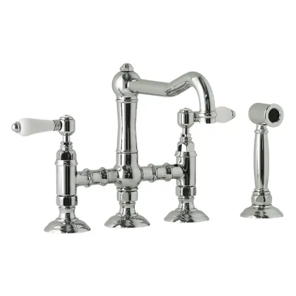 Zdjęcie Bateria zlewozmywakowa z bocznym wyjmowanym natryskiem - Officina Nicolazzi