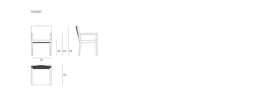 obrazek 3 Ekskluzywny minimalistyczny fotel do ogrodu