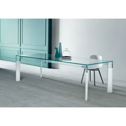 Zdjęcie Reprezentacyjny szklany stół prosto z Włoch - Tonelli Design