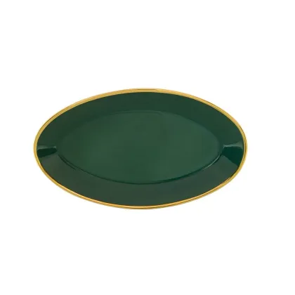 Zdjęcie Półmisek porcelanowy ze złotym zdobieniem