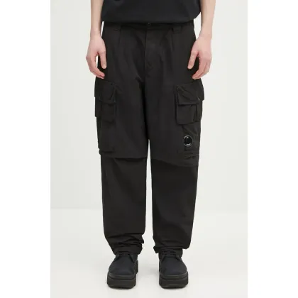 Zdjęcie C.P. Company spodnie męskie kolor czarny proste 18CMPA170A005991G