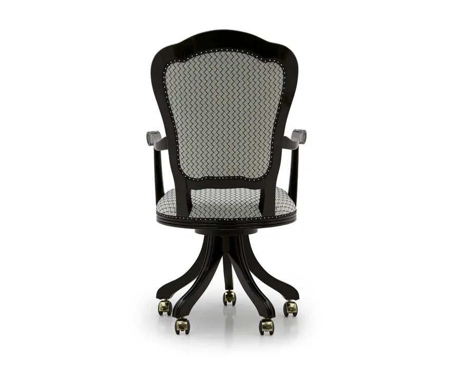 obrazek 3 Elegancki obrotowy fotel biurowy w klasycznym stylu - Sevensedie