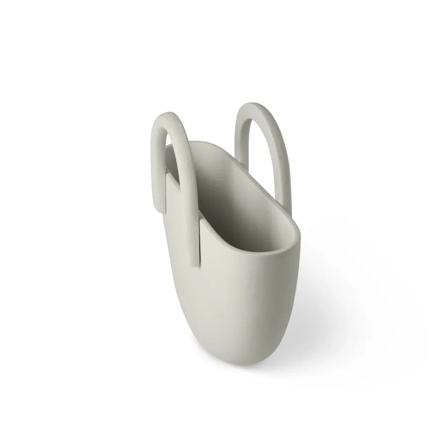 obrazek 4 Włoski wazon ceramiczny Bag do stylowych wnętrz lub ogrodów