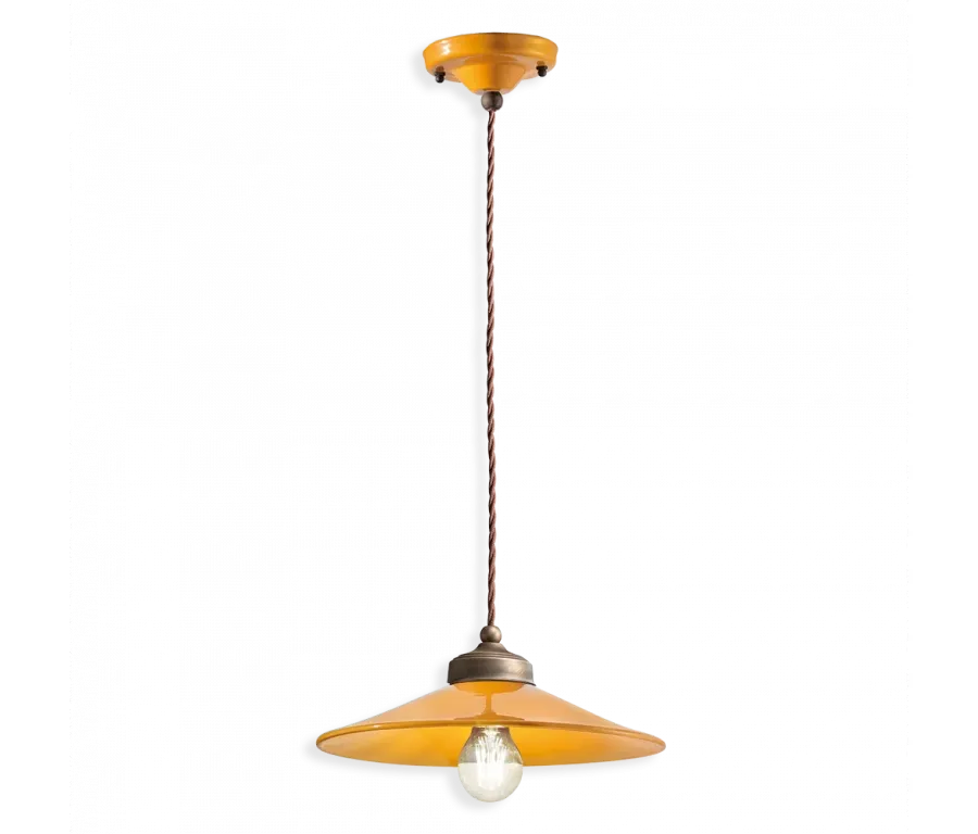 obrazek 3 Włoska wisząca lampa sufitowa retro