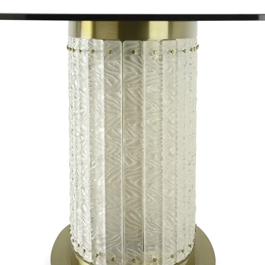 obrazek 3 Elegancki i wyrafinowany owalny stół jadalniany H.75xL.220xP.130 cm