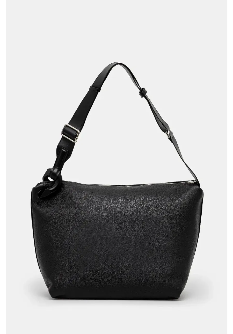 obrazek 1 JW Anderson torebka skórzana The Jwa Corner Crossbody kolor czarny HB0639.LA0349.999