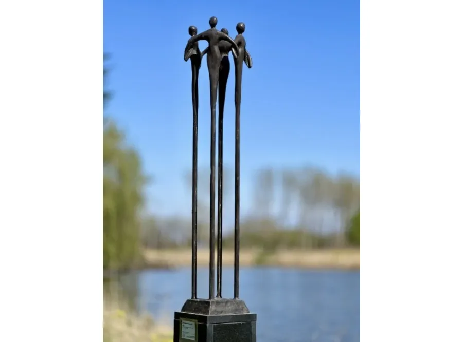 obrazek 4 Luksusowa rzeźba ogrodowa "Wspólna ciepła więź" - dekoracja każdego ogrodu