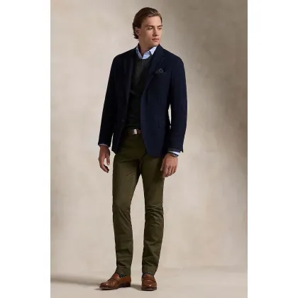 Zdjęcie Polo Ralph Lauren spodnie Slim Fit HDN Pant męskie kolor zielony w fasonie chinos 710856719