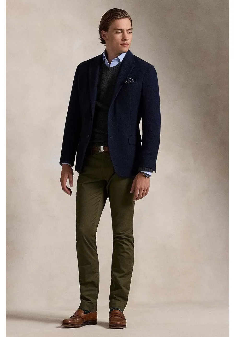 obrazek 1 Polo Ralph Lauren spodnie Slim Fit HDN Pant męskie kolor zielony w fasonie chinos 710856719