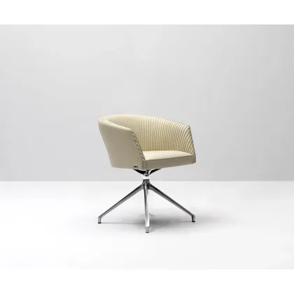 Zdjęcie Wyjątkowe skórzane krzesło do szczególnego wnętrza – Mascheroni