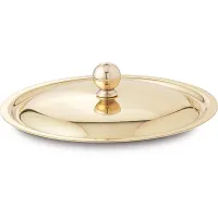 Zdjęcie Pokrywka z mosiądzu 12 cm - Pepite d'Oro - Cu Artigiana