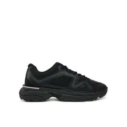 Zdjęcie Tommy Hilfiger Sneakersy M Runner Tech Knit Lth Mix FM0FM05344 Czarny