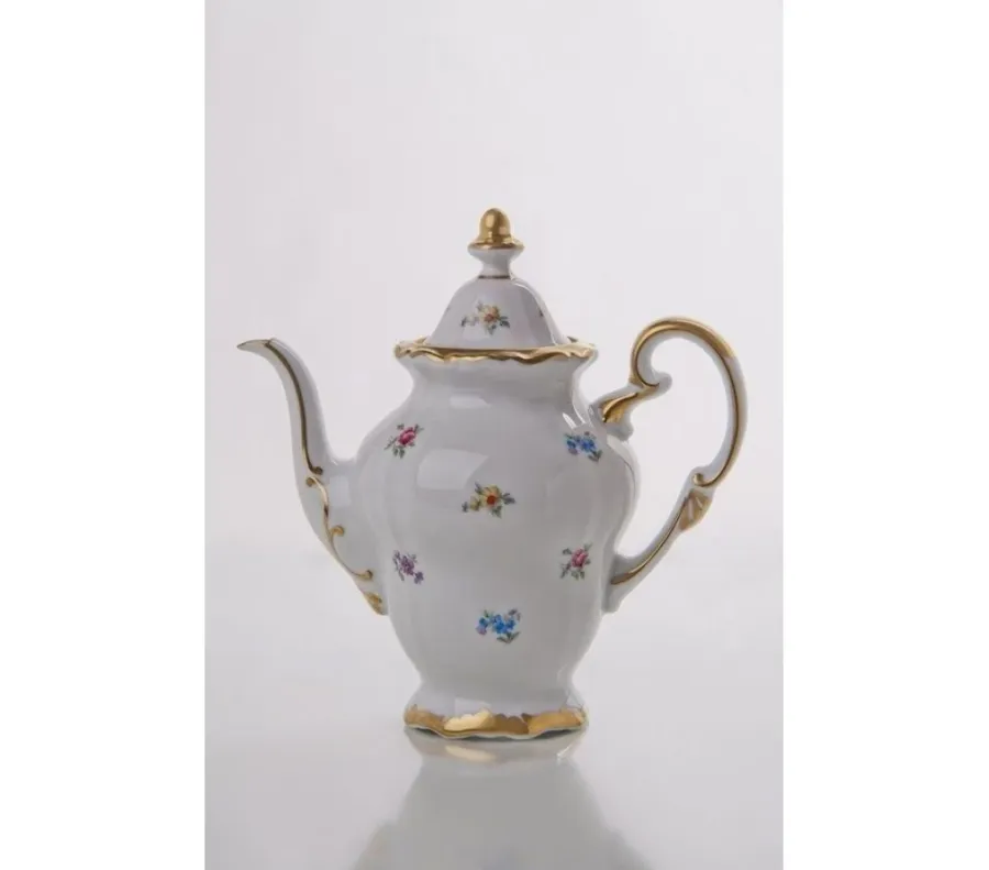 obrazek 1 Piękny dzbanek do kawy z porcelany