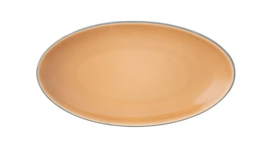 obrazek 1 Niewielki owalny półmisek na pikle 20 cm wykonany z porcelany
