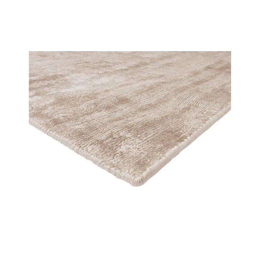 obrazek 2 Luksusowy dywan w jednolitym kolorze Trendy Shiny Cipria