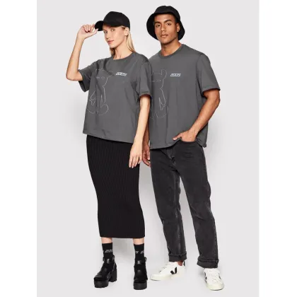 Zdjęcie 2005 T-Shirt Unisex Horned Szary Relaxed Fit