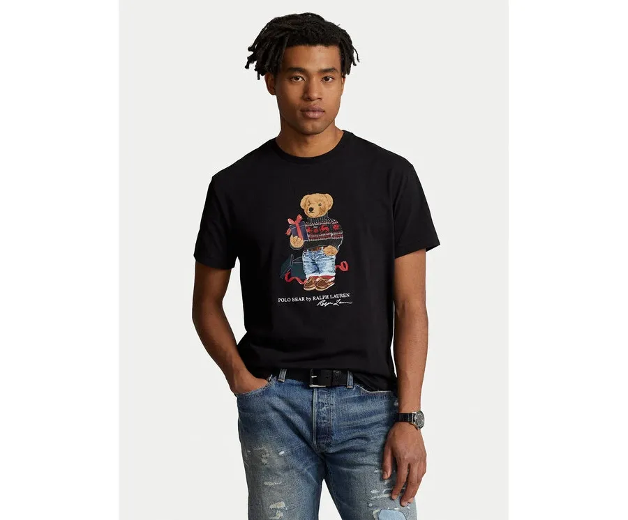 obrazek 1 Polo Ralph Lauren T-Shirt 710854497027 Czarny Regular Fit