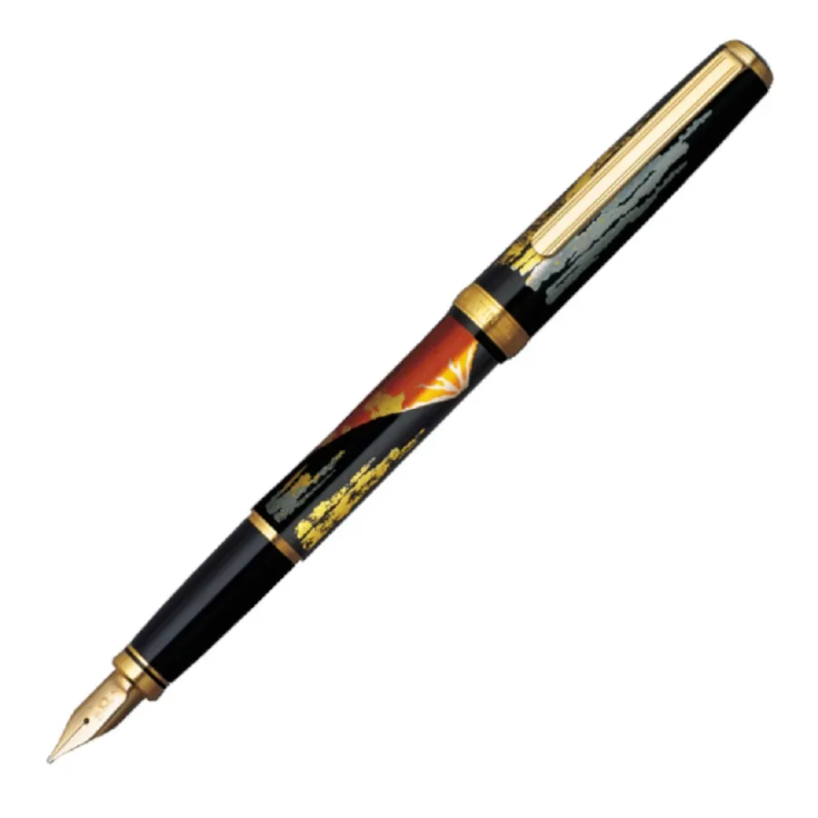 obrazek 4 Olśniewające pióro wieczne Vicoh Red Mt Fuji 18ct