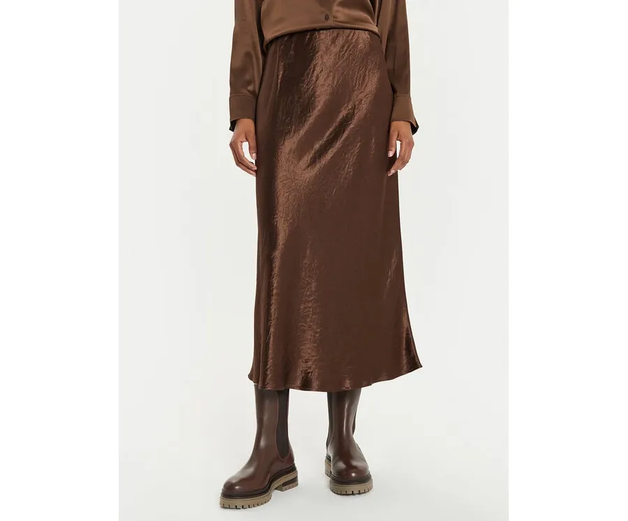 obrazek 1 Max Mara Leisure Spódnica midi Allesio 2426106018 Brązowy Regular Fit