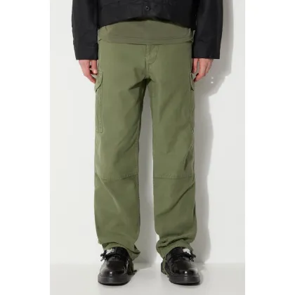 Zdjęcie Filson spodnie bawełniane Field Cargo Pants kolor zielony w fasonie cargo FMPAN0016