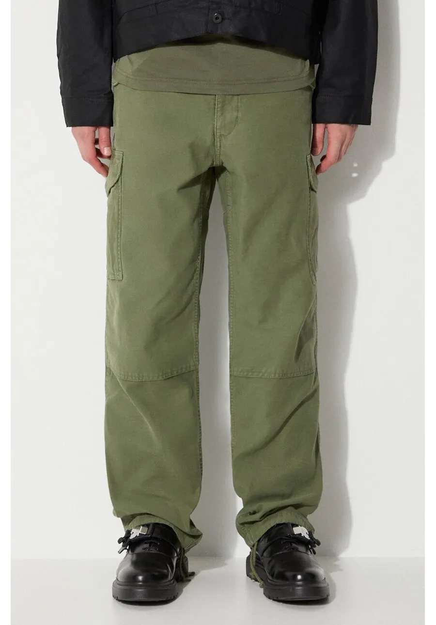 obrazek 1 Filson spodnie bawełniane Field Cargo Pants kolor zielony w fasonie cargo FMPAN0016