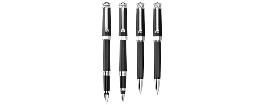 obrazek 4 Klasyczne Pióro Kulkowe NeroUno Black Resin Montegrappa