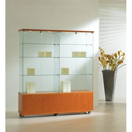 Picture A beautiful, stylish shop window made of tempered glass