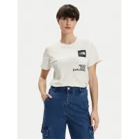 Zdjęcie The North Face Koszulka techniczna Foundation Coordinates NF0A882W Écru Regular Fit