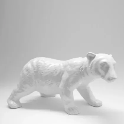 Picture Beautiful polar bear made of ceramics - Il Gattopardo