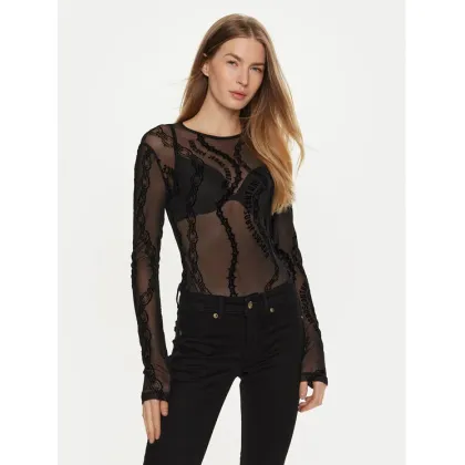 Zdjęcie Versace Jeans Couture Body 77HAM2A1 Czarny Slim Fit