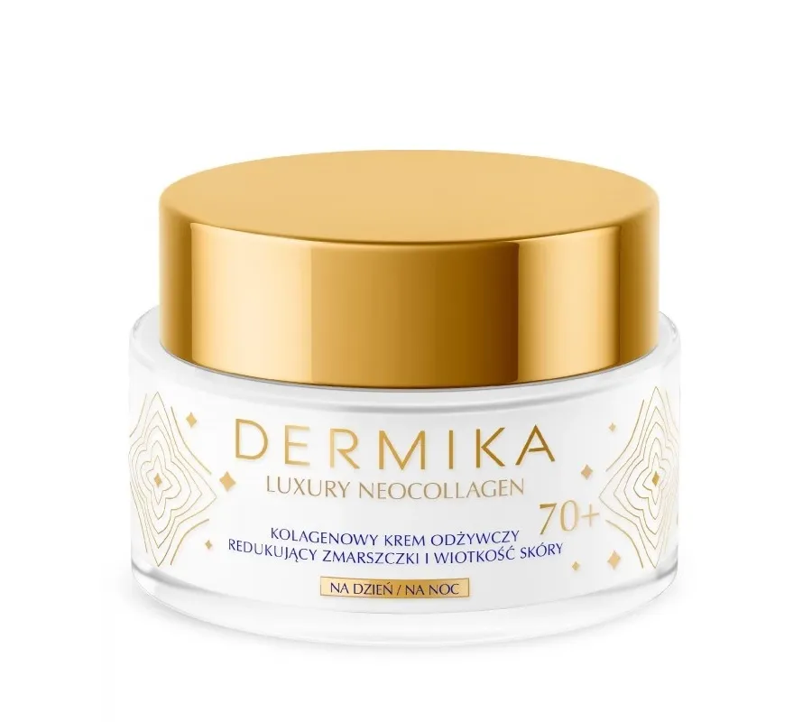 obrazek 1 Dermika Luxury Neocollagen Kolagenowy krem odżywczy 70+ na dzień i na noc 50 ml